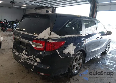 2019 Honda Odyssey Ex z USA, uszkodzony, nr VIN 5FNRL6H57KB022437